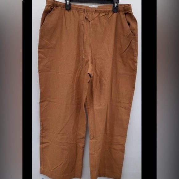 NWT Abercrombie & Fitch Brown Linen Classic Fit - Picture 1 of 8